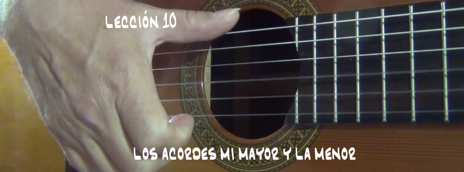 Rasgueo con pulgar - acordes en la guitarra