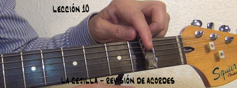 Cejilla de guitarra eléctrica