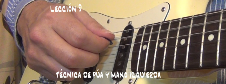 ejercicios pua y mano izquierda guitarra electrica