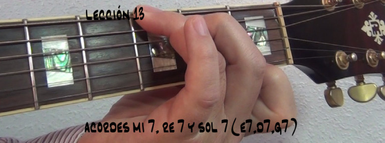 ACORDE G7 GUITARRA ACUSTICA