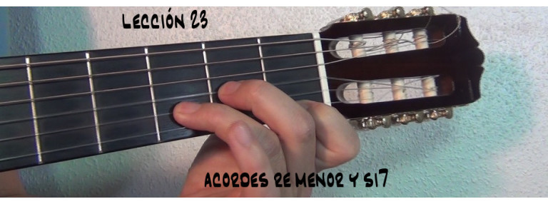 ACORDE RE MENOR - LECCION 23