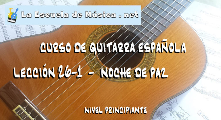 Noche de Paz para guitarra