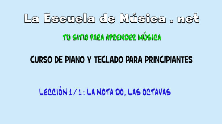Curso de teclado para principiantes