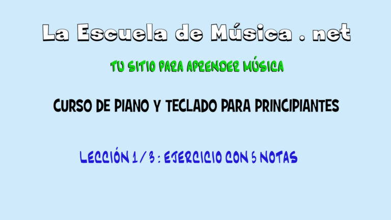 Aprender a tocar piano