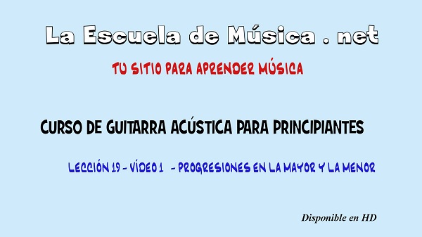 Curso de guitarra acústica - lección 19