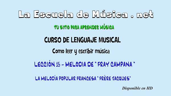 Cómo leer una melodía